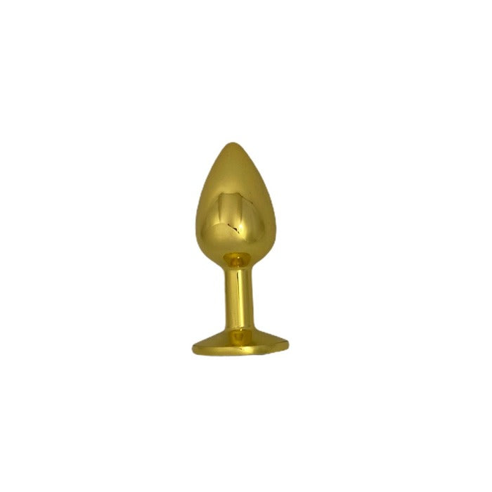 Golden Metal Jewel Butt Plug